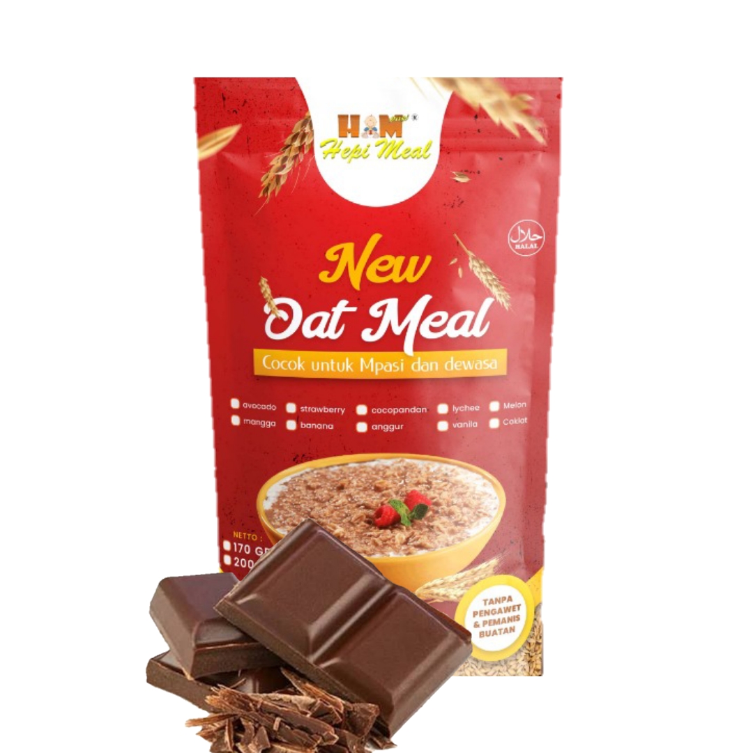 New Oatmeal Varian Coklat 170 Gram