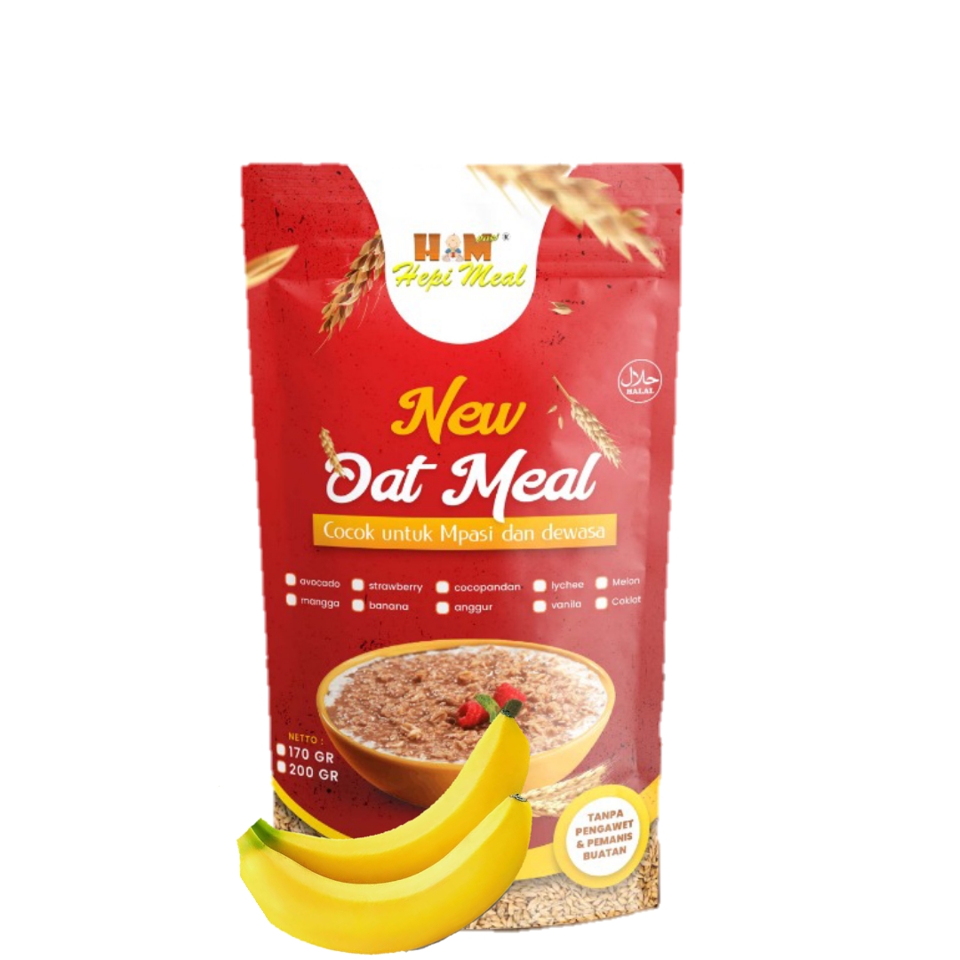 New Oatmeal Varian Pisang 200 Gram