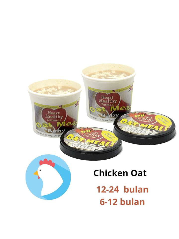 Oatmeal Baby Varian Rasa Coklat, fruity, Chicken