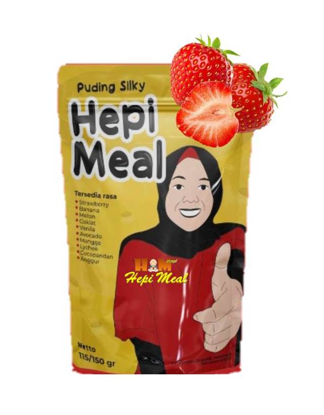 Puding Silky Rasa Buah Strawberry 115 Gram