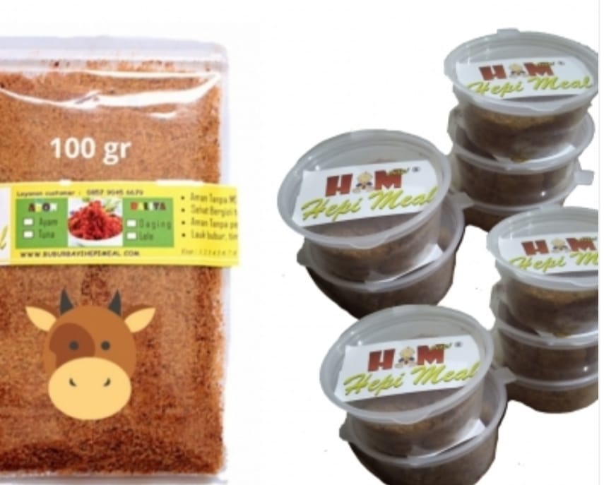 Abon kemasan 10 gram x 10 pcs (Dengan Cup)
