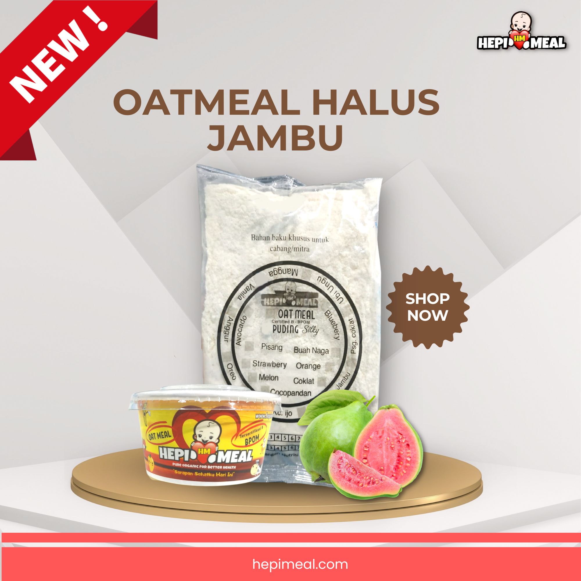 Oatmeal Jambu