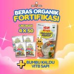 Beras 4 x 50 gram free 4 sachet kaldu