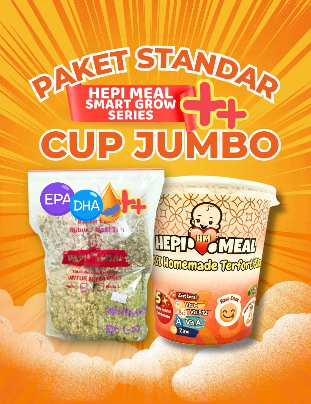 PAKET STANDAR NEW EPA DHA ++ CUP JUMBO