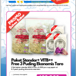 PROMO 2 SET PAKET STANDAR+ VIT B++ FREE PUDING EKONOMIS TARO JULI 2026