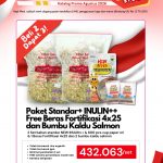 Beli 2 Dapat 3! 2 Set Paket Standar+ INULIN++ Free Beras Fortifikasi dan Bumbu Kaldu Salmon Agustus 2026