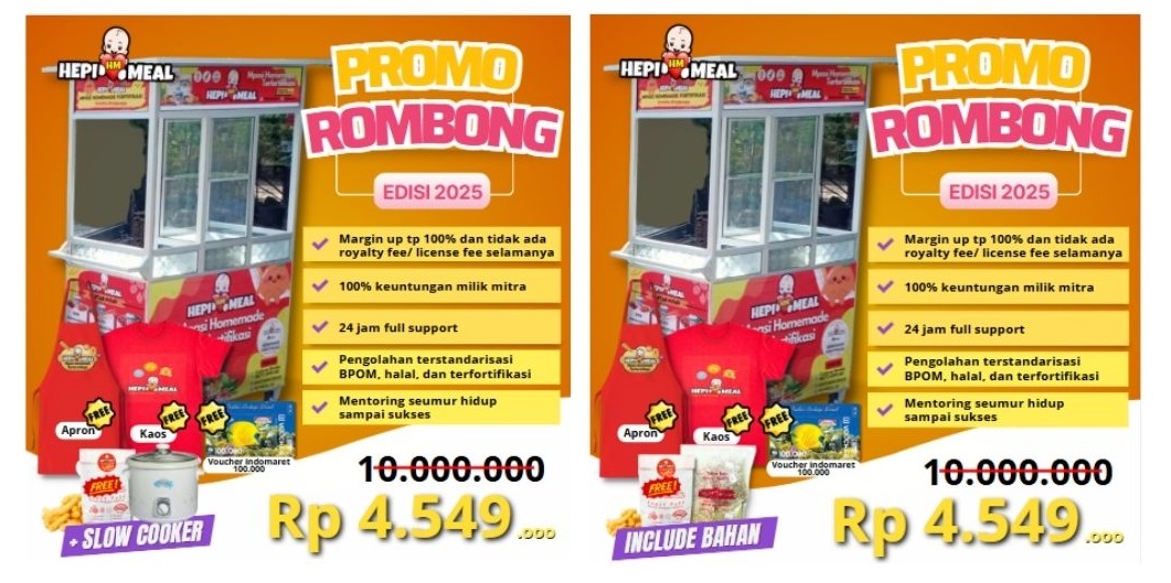 PO PROMO PAKET ROMBONG 2025
