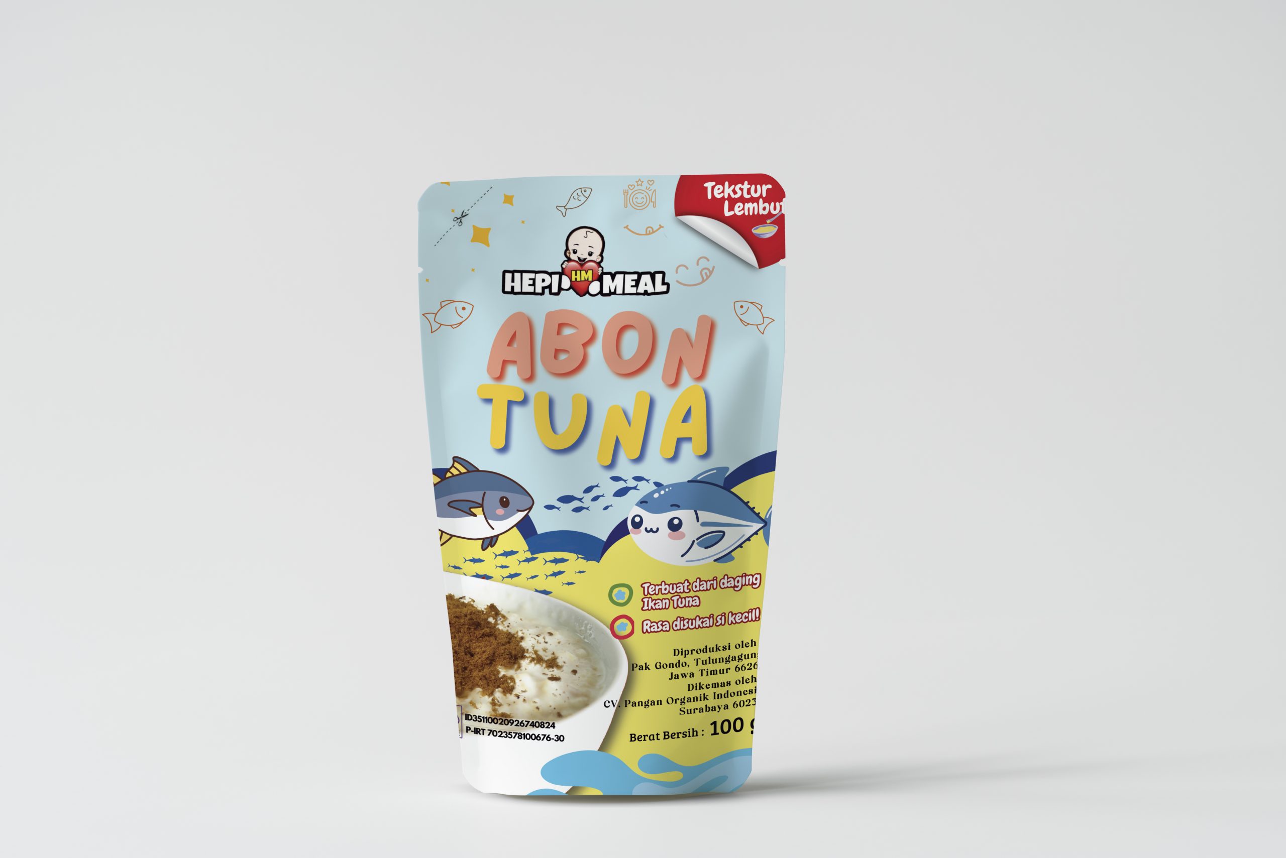 Abon Baby varian rasa tuna 100 gr (KEMASAN BARU) tanpa cup
