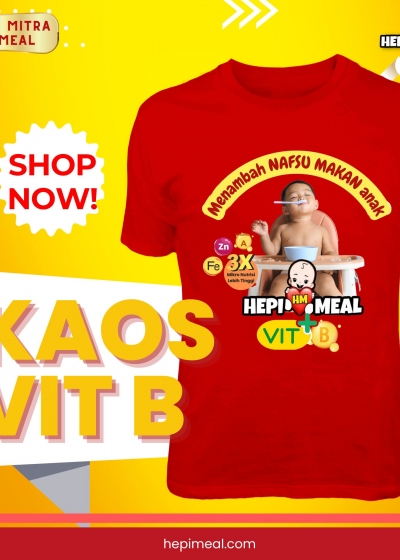 PO Kaos Hepi Meal VIT B (satuan)