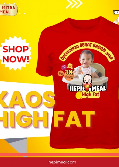 PO Kaos Hepi Meal HIGH FAT (satuan)