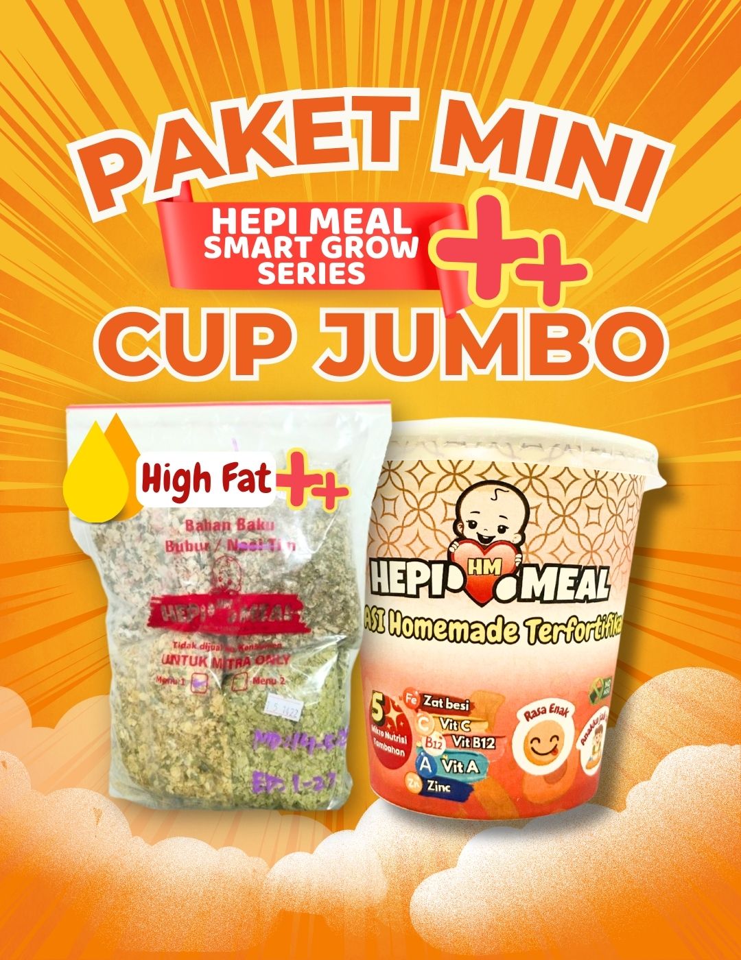 PAKET MINI NEW HIGH FAT ++ CUP JUMBO