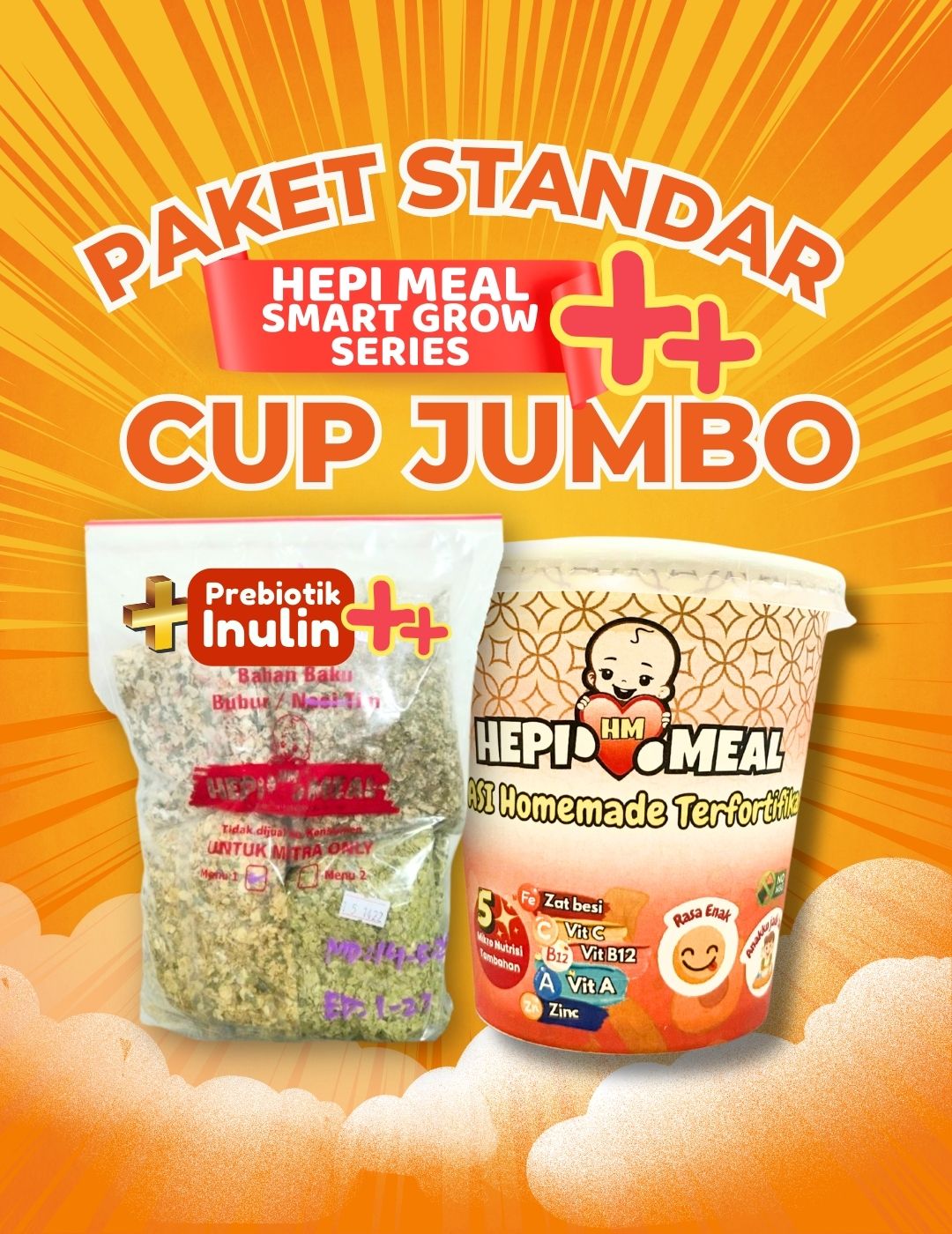 Paket Standar Inulin++ NEW CUP JUMBO