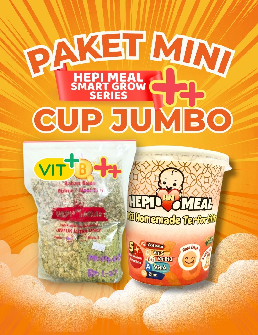 PAKET MINI NEW VIT B ++ CUP JUMBO
