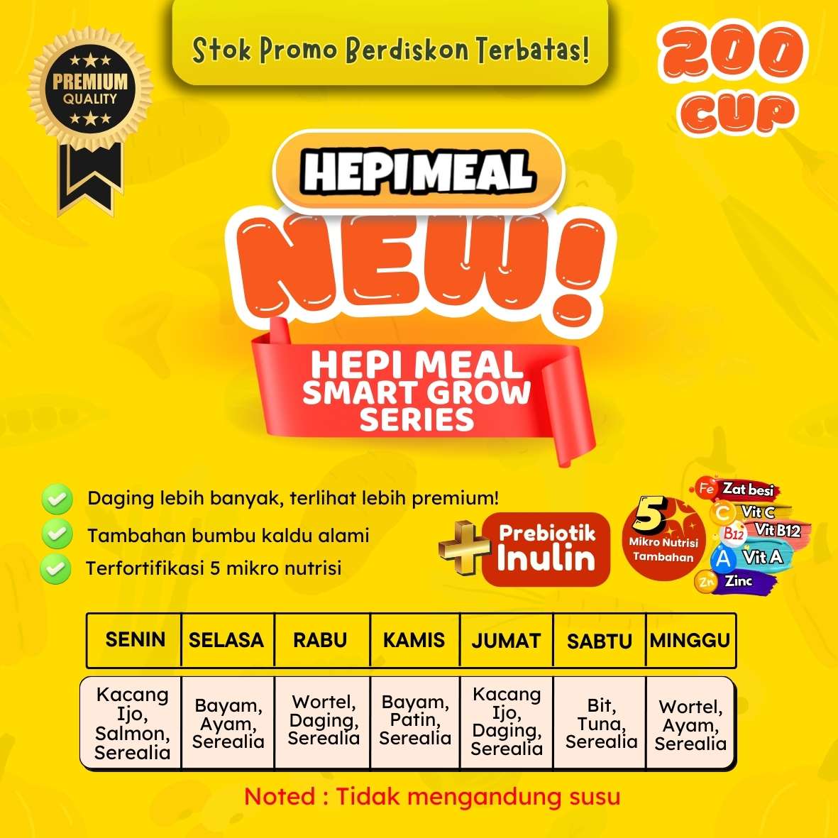 Paket Standar Hepimeal Inulin++