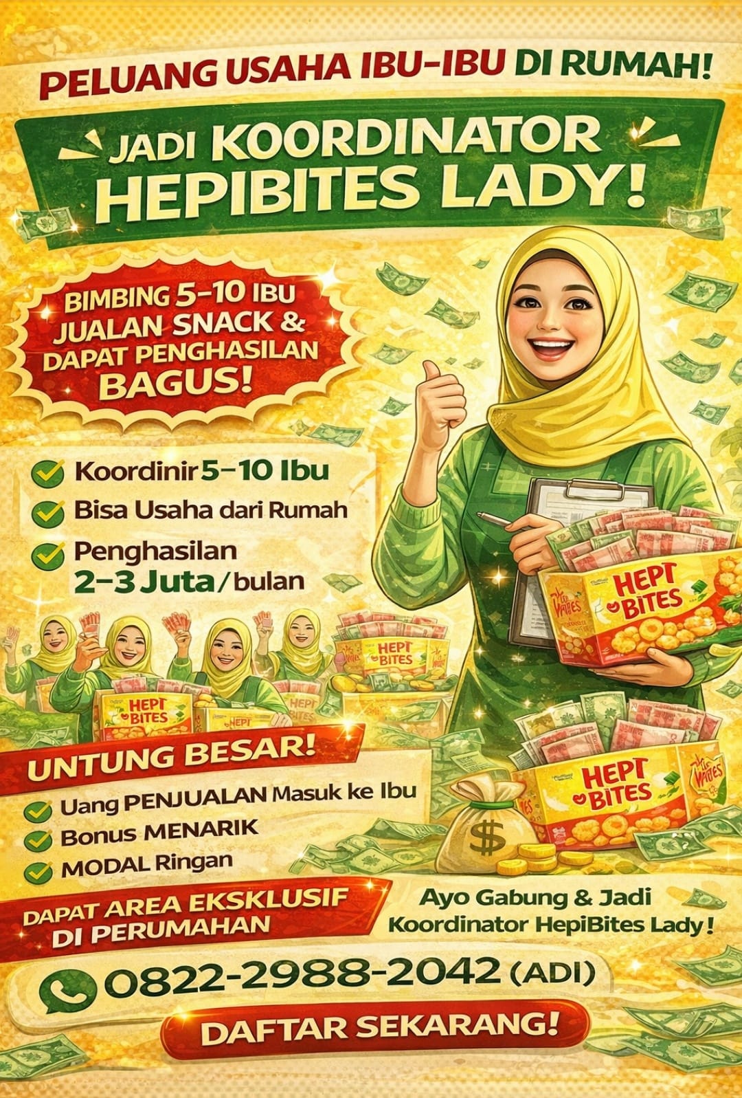PAKET KEMITRAAN SNACK HEPI BITES