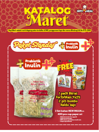 2 SET PAKET STANDAR INULIN ++ FREE BERAS FORTIFIKASI 4 X 25 BUMBU KALDU SAPI MAR 26