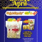 2 SET PAKET STANDAR VIT B ++ FREE BERAS FORTIFIKASI 4 X 25 BUMBU KALDU AYAM MAR 26