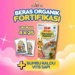 Beras Organik Fortifikasi FREE Bumbu Kaldu VITB SAPI 4X25GR