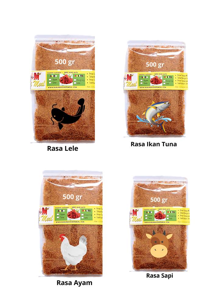 Abon Balita Varian Sapi, Ayam, Tuna dan Lele Kemasan 500 gram