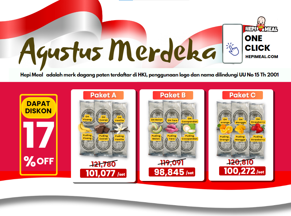 PAKET PROMO MERDEKA DISKON 17%