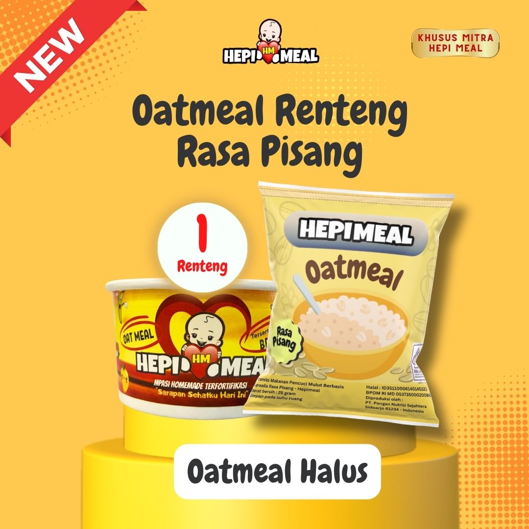 Oatmeal Pisang Halus Retail 1 Renteng