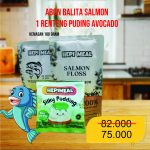 Promo murah abon salmon dan puding renteng avocado