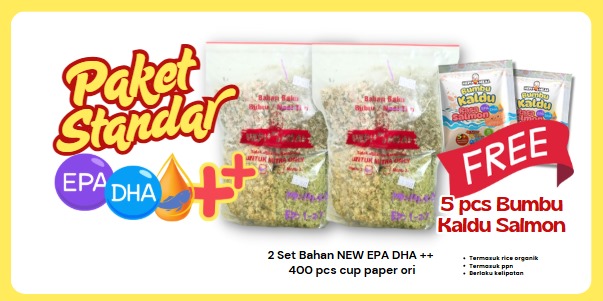 PROMO BELI 2 STANDAR EPA DHA ++ FREE BUMBU KALDU SALMON RENCENG MEI 25
