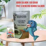 ABON SALMON 100 GRAM FREE 5 RENCENG BUMBU SALMON