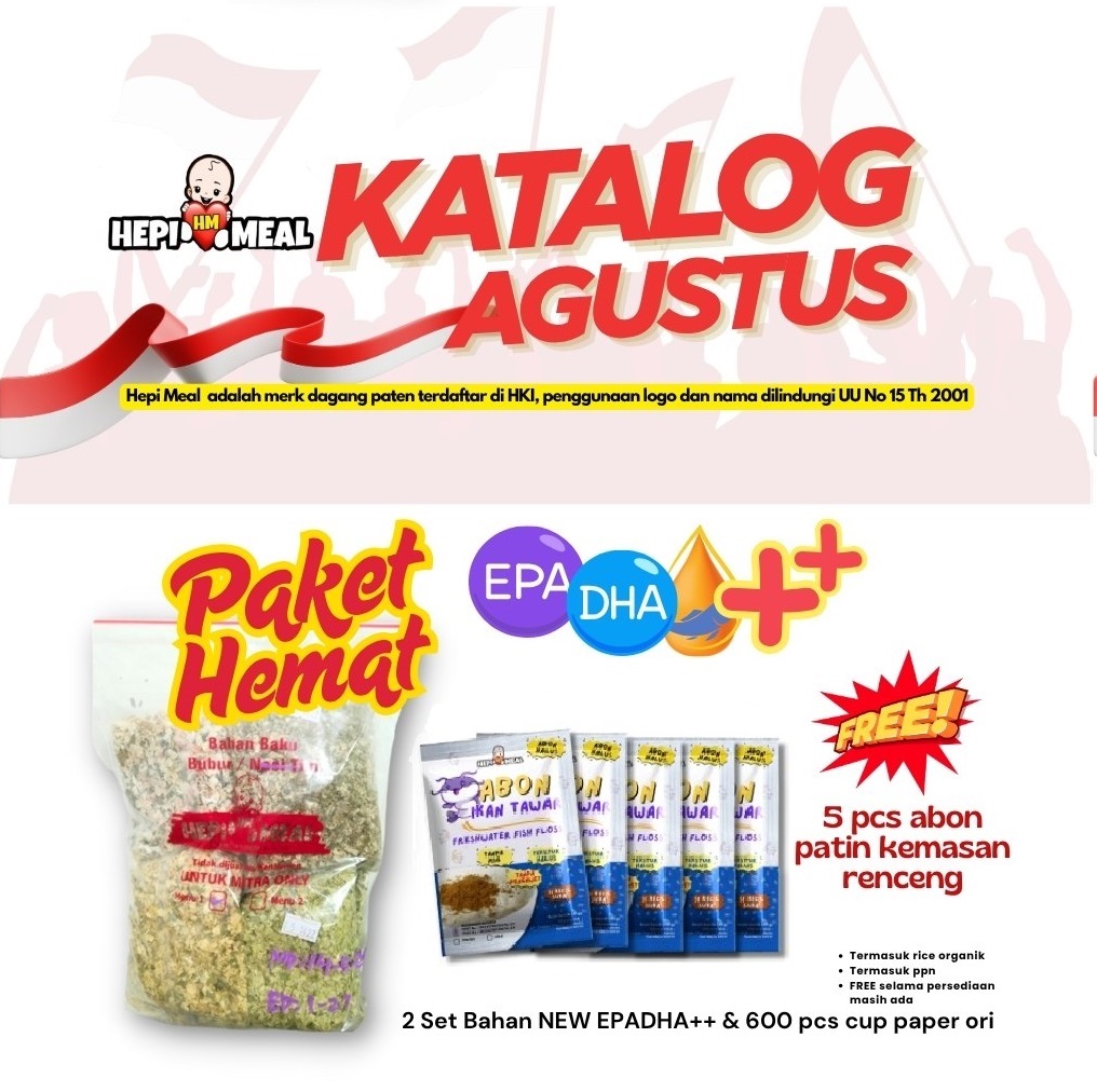 PROMO BELI 2 SET STANDAR+ EPA DHA ++ (PAKET 300 CUP) FREE ABON PATIN AGT 25