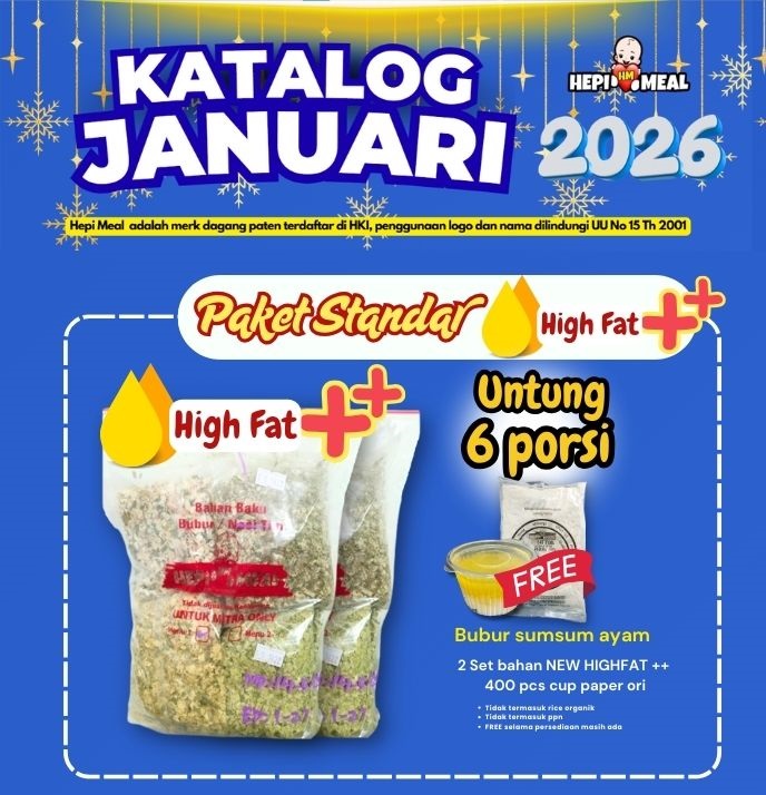 PROMO BELI 2 SET STANDAR HIGH FAT ++ FREE BUBUR SUMSUM SUSU RASA AYAM JAN 26