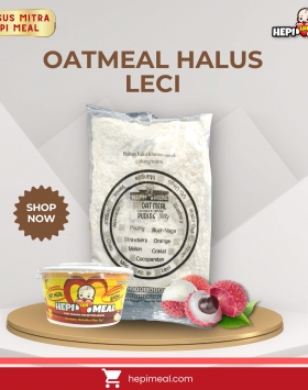 Oat Milk HALUS varian rasa buah Leci
