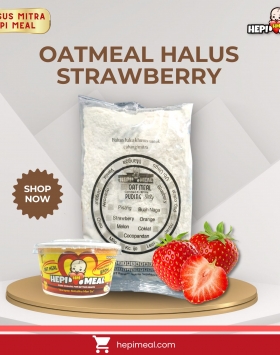 Oat Milk HALUS varian rasa buah Strawberry