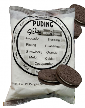Pudding Susu Rasa Oreo 2x 150 Gram untuk 24 porsi ( tanpa cup)