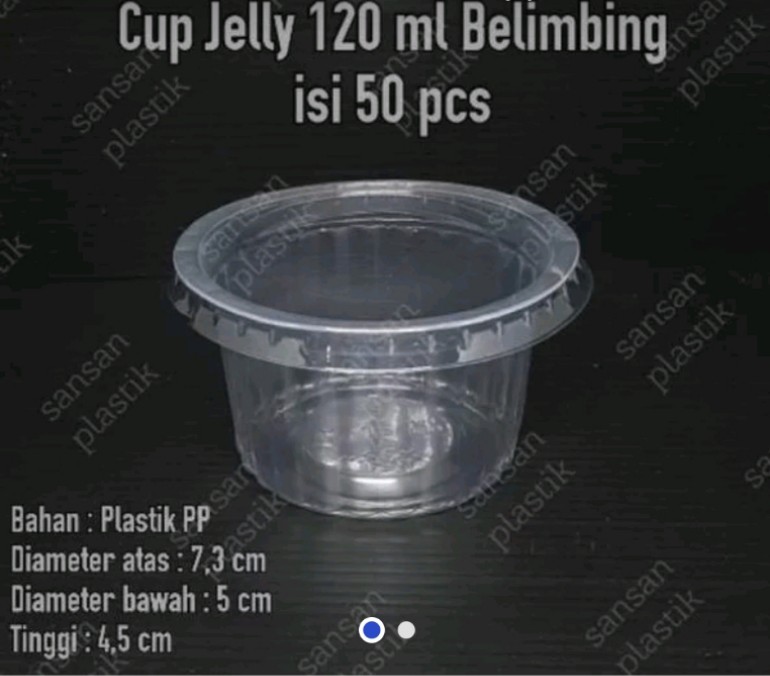 Cup puding (120ml) 50pc include lid