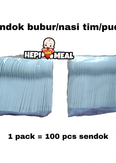 Sendok bubur / puding isi 100pcs