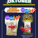 PROMO BELI 1 SET STANDAR+ EPA DHA ++ (PAKET 300 CUP) FREE PUDING STROBERI EKONOMIS OKT 25