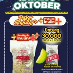 PROMO BELI 1 SET STANDAR+ INULIN ++ (300 CUP) FREE PUDING MELON EKONOMIS OKT 25