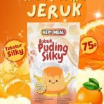 Puding Silky Jeruk Standing Pouch 75gr