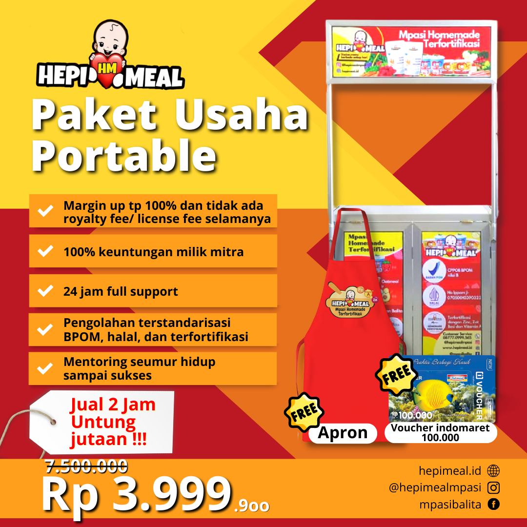 PRE ORDER Paket Kemitraan Portable