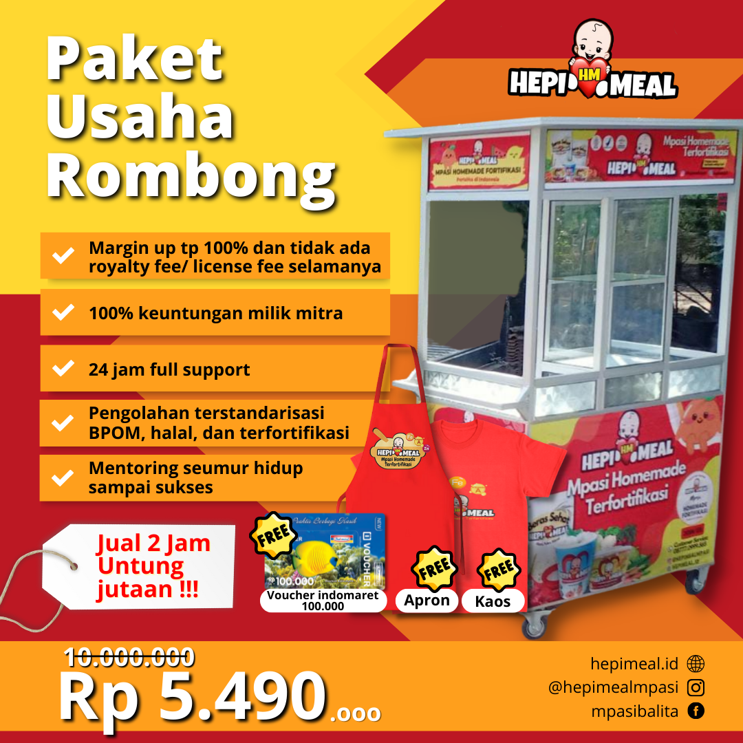 PRE ORDER Paket Kemitraan Rombong