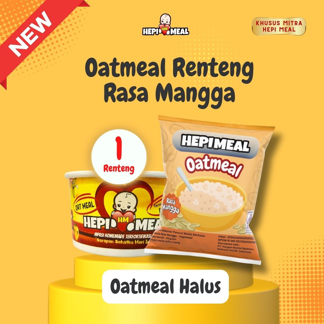 Oat Meal Mangga Halus (10 pcs)