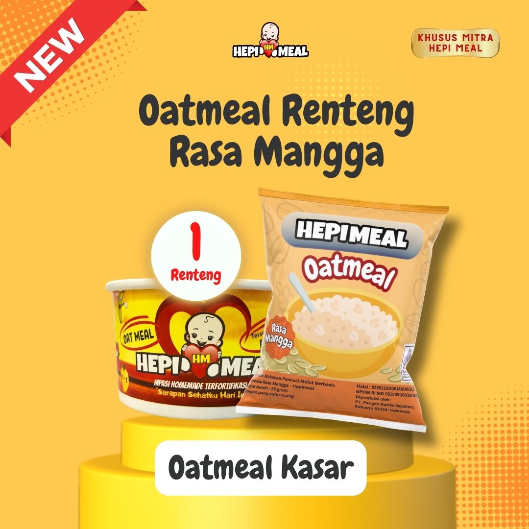 Oat Meal Mangga Kasar (10 pcs)