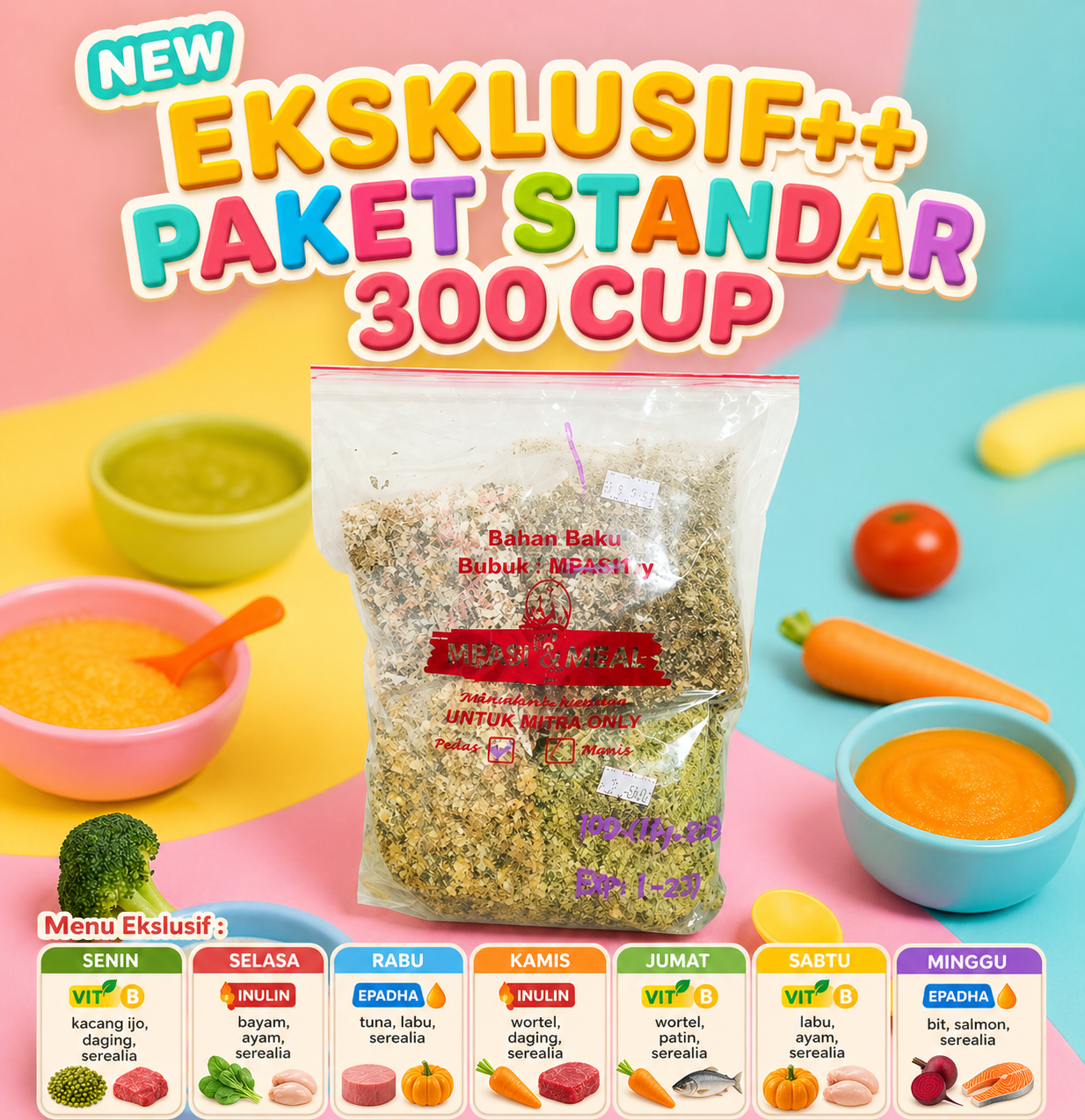NEW EKSKLUSIF++ PAKET STANDAR 300 CUP