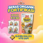 1 PCS BERAS ORGANIK FORTIFIKASI 4X50 FREE Bumbu Kaldu VITB SAPI