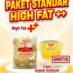 [PROMO LOKAL] PAKET STANDAR HIGHFAT FREE BUBUR SUMSUM STRAWBERRY