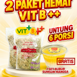 [PROMO LOKAL] 2 PAKET HEMAT VIT B FREE BUBUR SUMSUM MANGGA