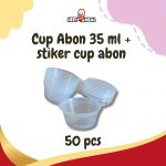 CUP ABON + STIKER CUP ABON 10 PCS