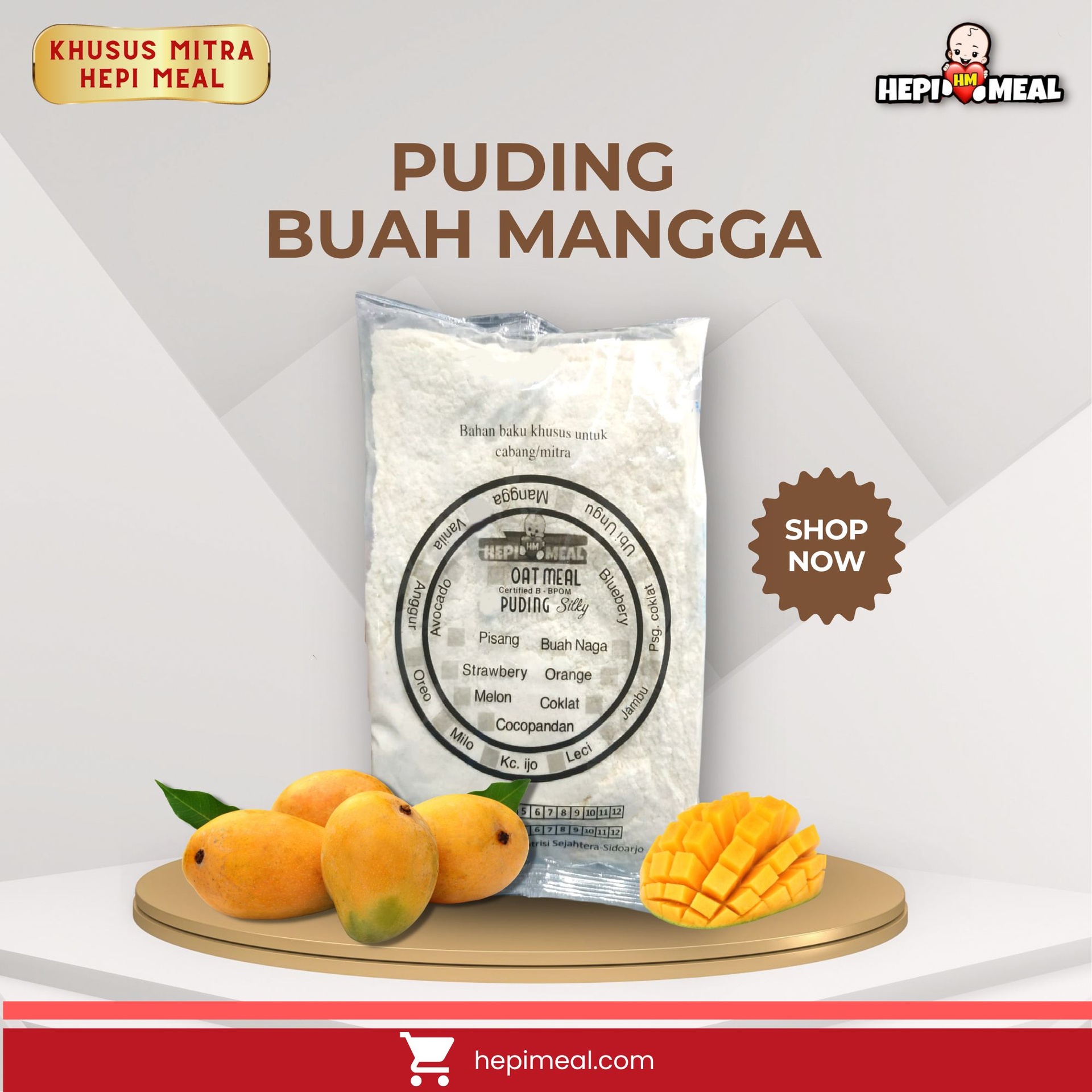 Puding Mangga Stevia
