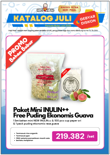 PROMO 1 SET PAKET MINI INULIN++ FREE PUDING EKONOMIS GUAVA JULI 2026