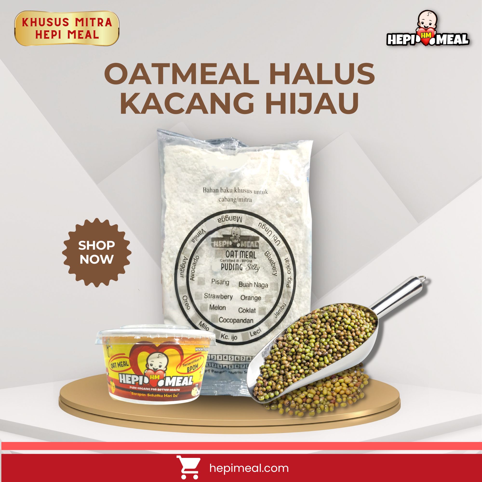 Oatmeal Kacang Ijo